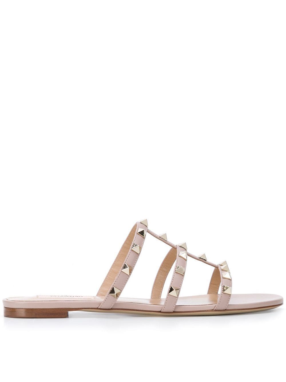 Valentino Garavani Sandals Powder leather flat style