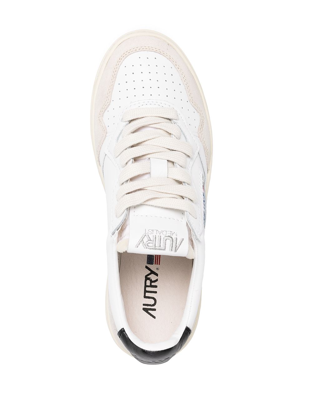 Autry Medalist White Leather Sneakers