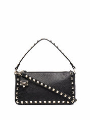 Valentino Garavani Bags.. Black calf leather shoulder bag
