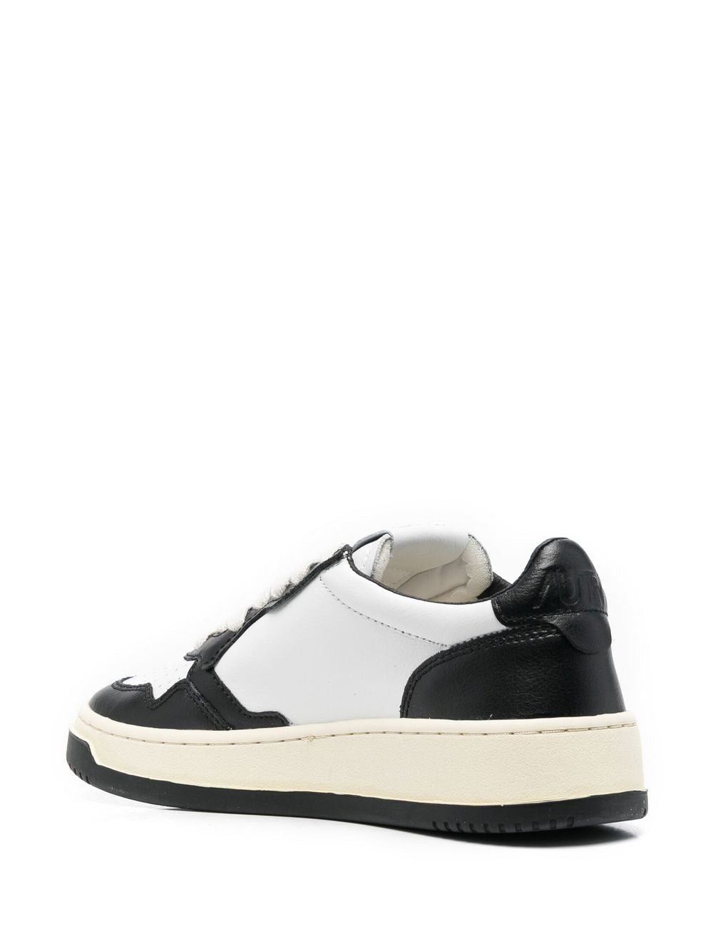 Autry Medalist Sneakers in black and white leather