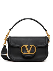 Valentino Garavani Bags.. Black calfskin shoulder bag