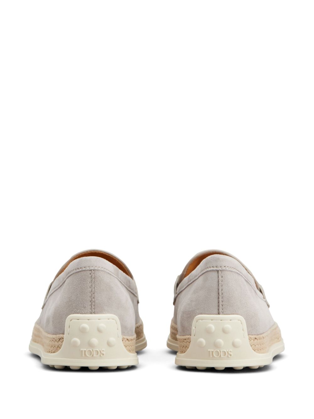 Tod'S Flat shoes Light Grey leather