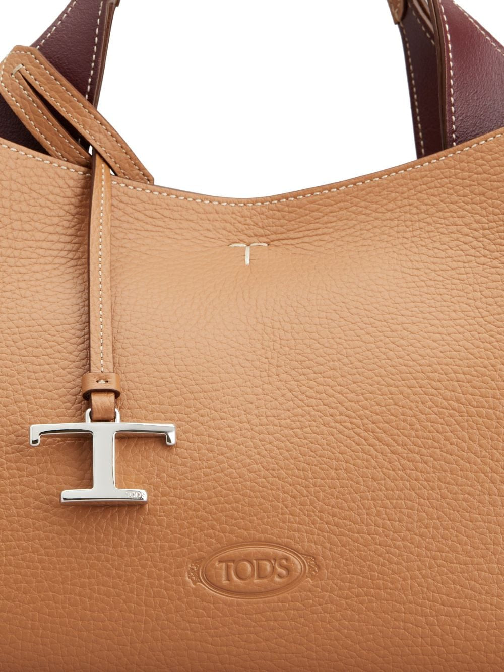 Tod'S Mini Leather Bag with Grained Texture