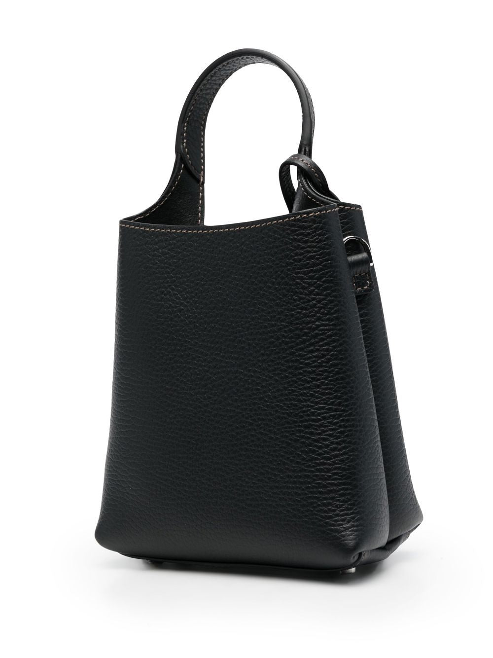 Tod'S Black Leather Tote — Compact Luxury Everyday