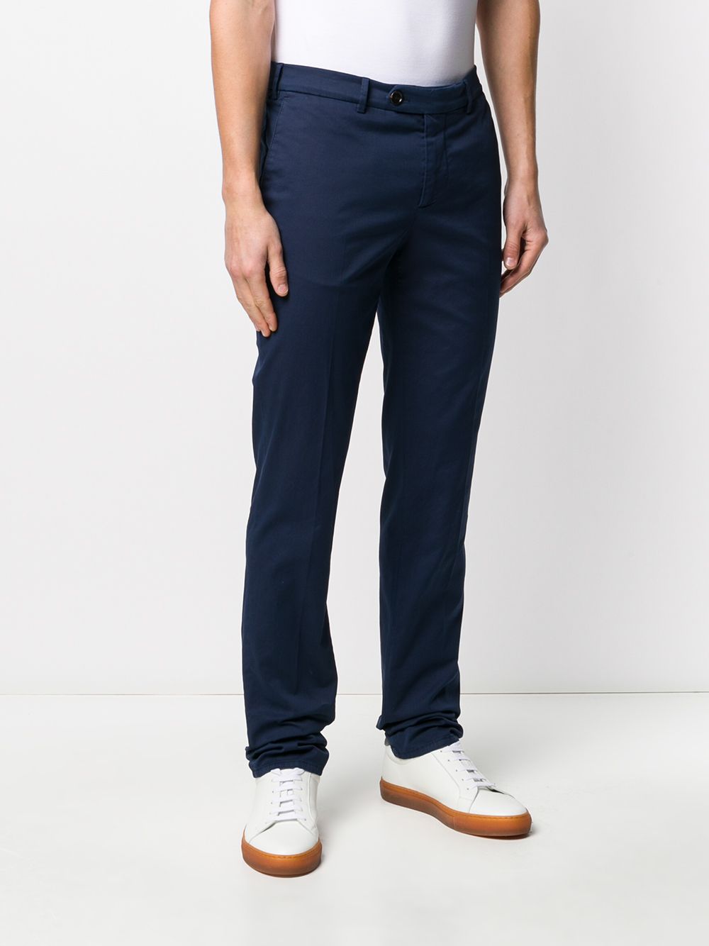 Brunello Cucinelli Pantalon Pantalon chino bleu