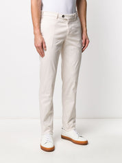 Pantalon Brunello Cucinelli Chino slim blanc