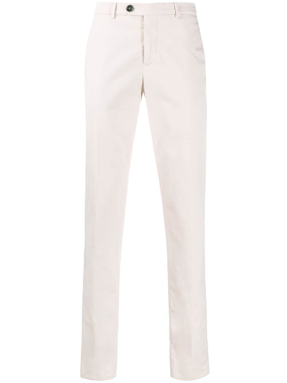 Pantalon Brunello Cucinelli Chino slim blanc