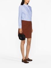 Thom Browne Shirts Clear Blue cotton shirt