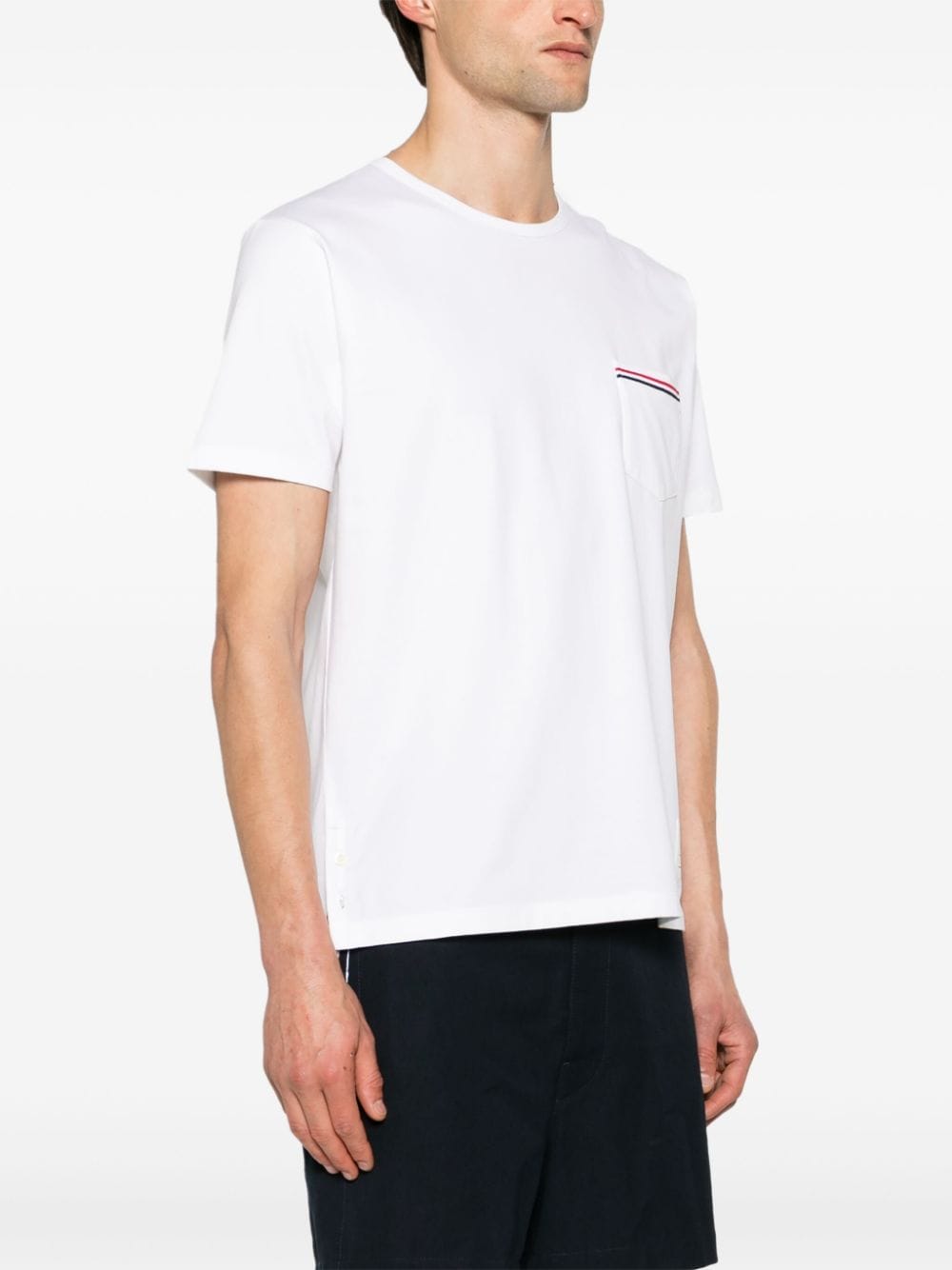 Thom Browne T-shirts and Polos White cotton jersey