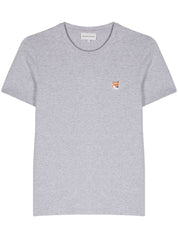 Maison Kitsuné MAISON KITSUNE' T-shirts and Polos Grey cotton Fox Head patch