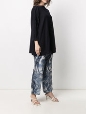 Pulls Daniela Gregis en maille de coton bleu