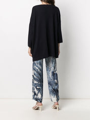 Pulls Daniela Gregis en maille de coton bleu