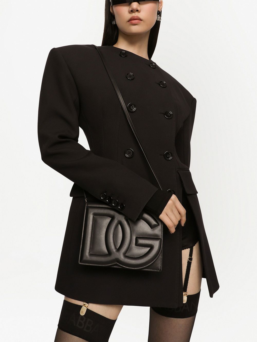 Sacs Dolce &amp; Gabbana en cuir de veau noir