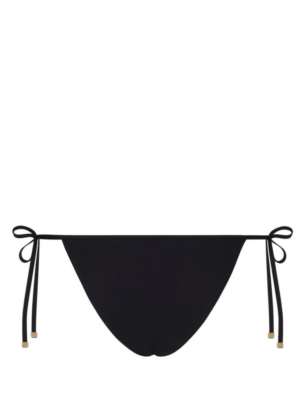 Bas de bikini noir à plaque logo Dolce &amp; Gabbana Sea clothing