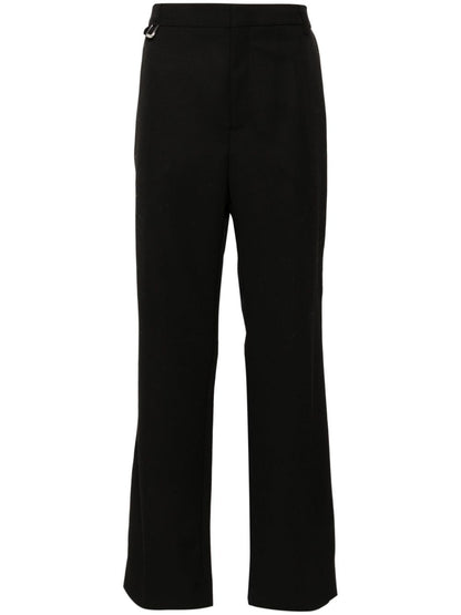 Jacquemus Trousers Black — Virgin Wool Tailored Fit