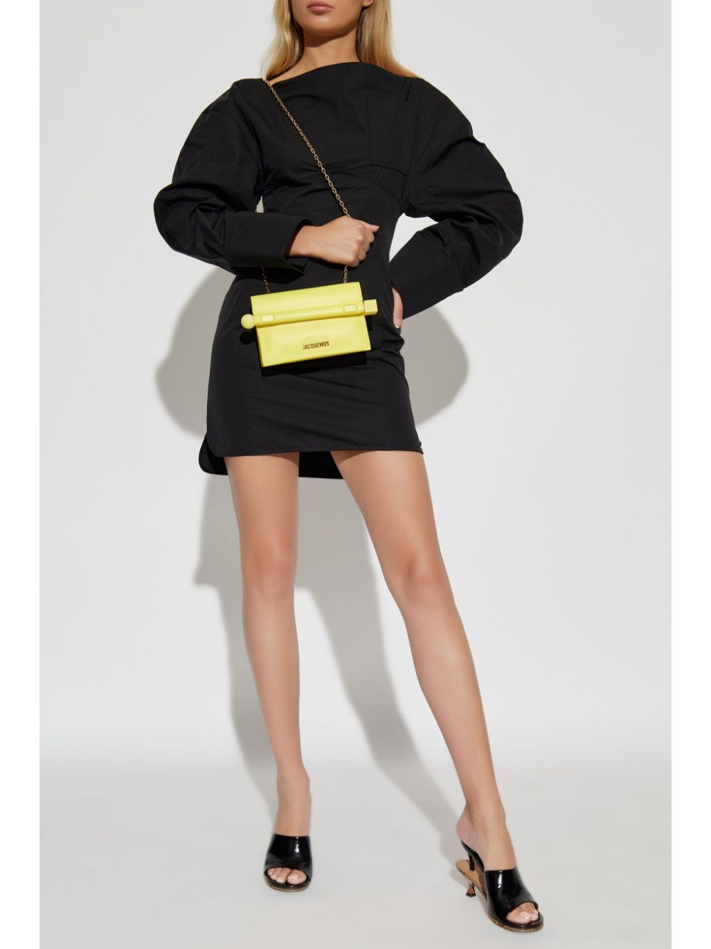 Jacquemus Dresses Black cotton poplin