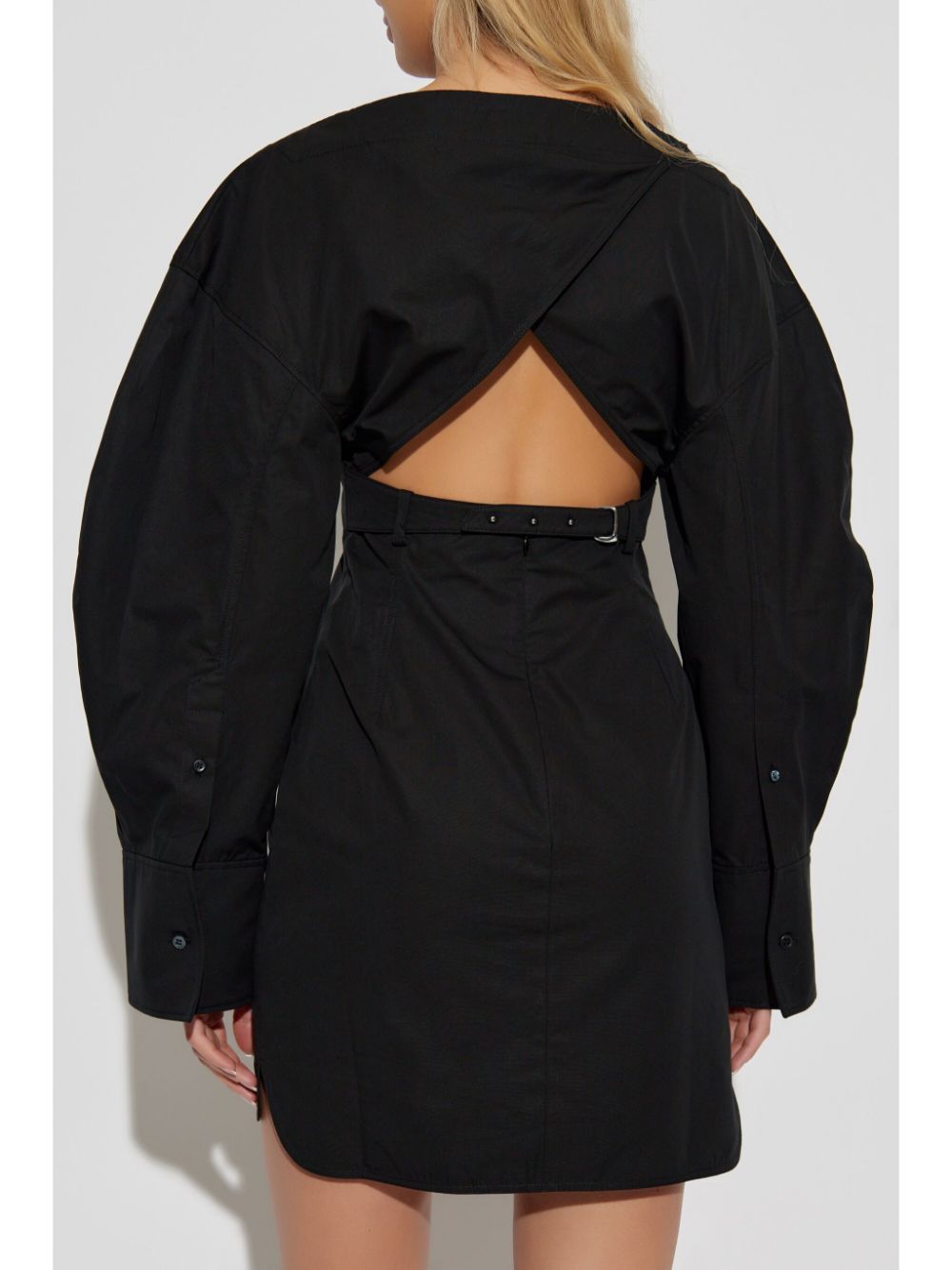 Jacquemus Dresses Black cotton poplin