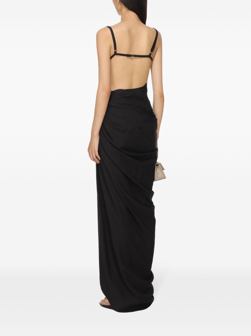 JACQUEMUS Dresses Black — Sculptural Evening Dress