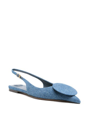 Bailarinas Jacquemus The Slingback Duelo Plates en denim