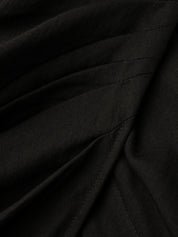 Jacquemus Dresses Black short dress with knot detail