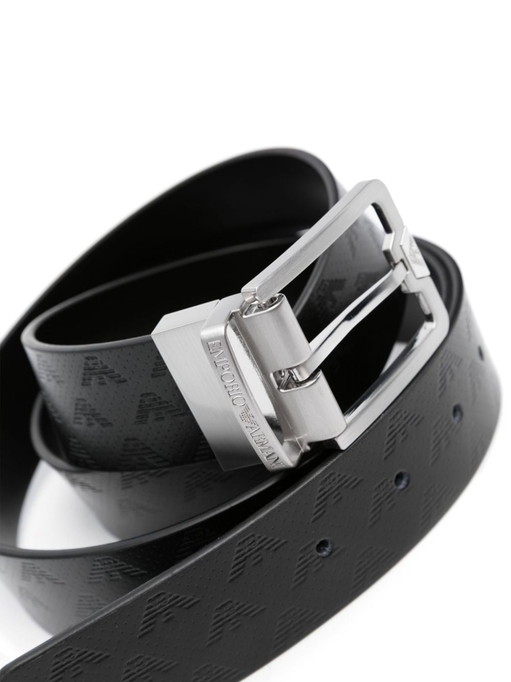 EMPORIO ARMANI EXCLUSIVE Belts Black leather