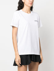 Camisetas y polos Isabel Marant Camiseta blanca con logo de algodón orgánico
