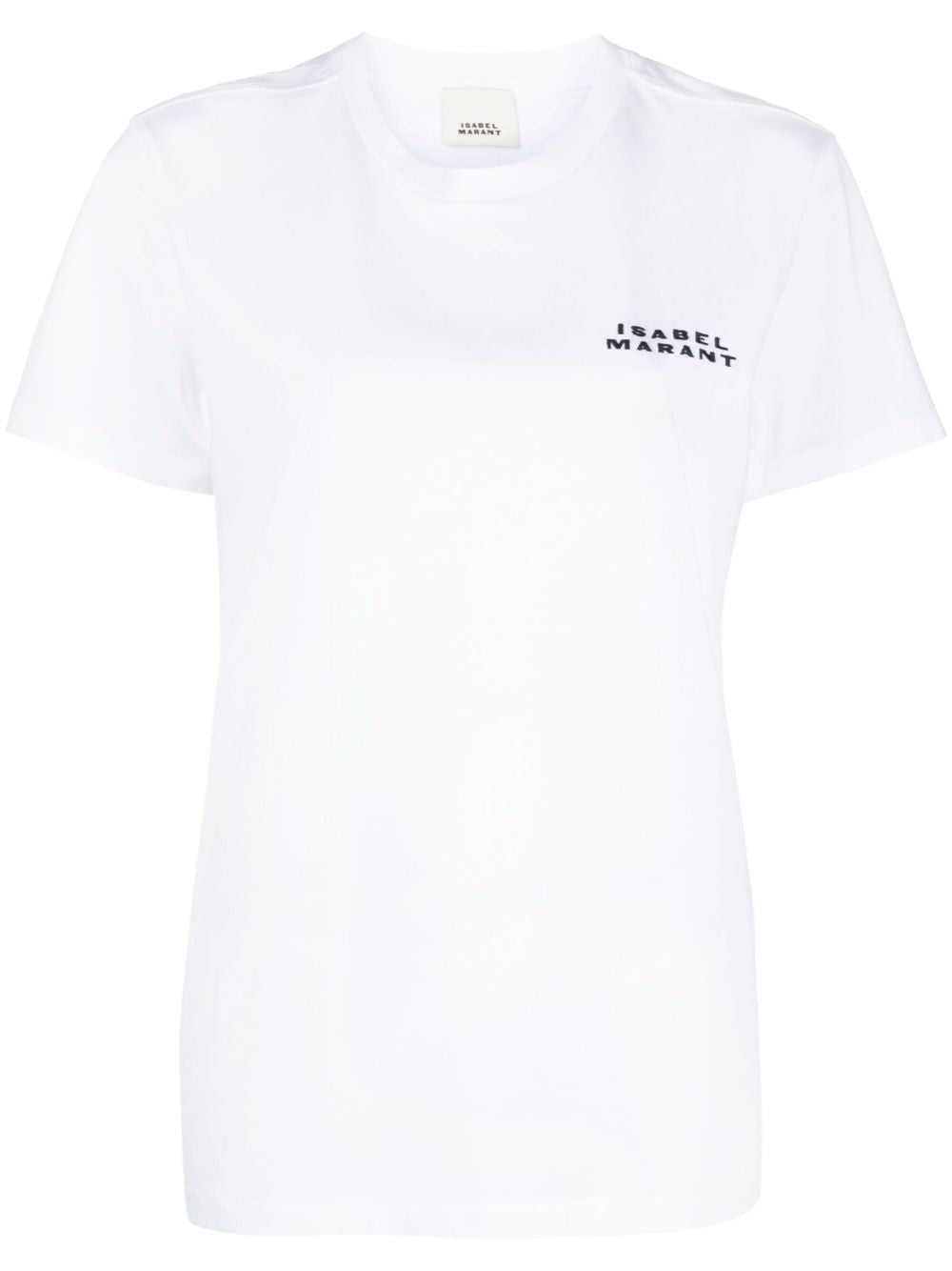 Camisetas y polos Isabel Marant Camiseta blanca con logo de algodón orgánico