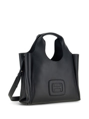 Bolso tote mediano Hogan Pre H-Shopping Bag en piel granulada
