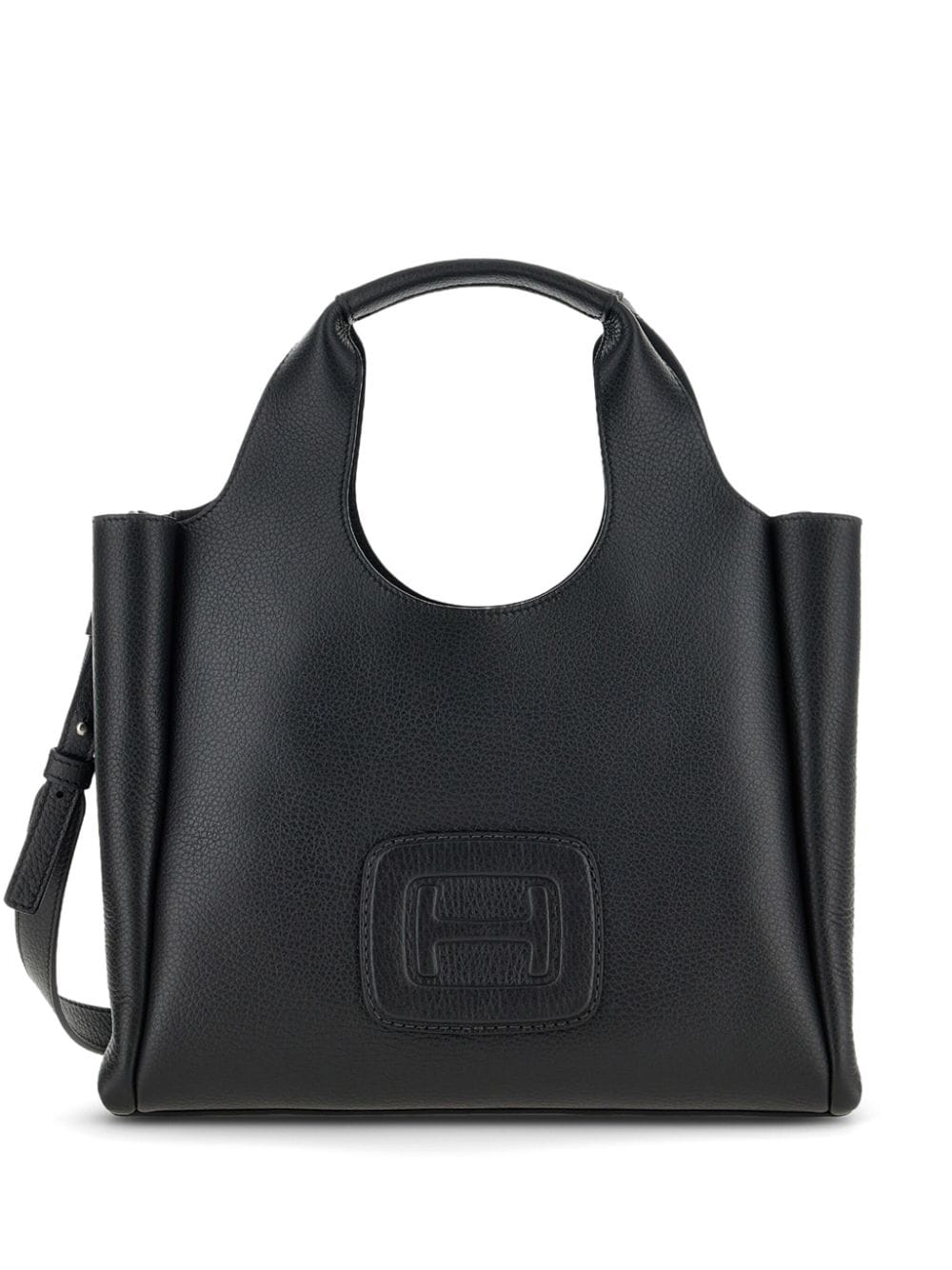 Bolso tote mediano Hogan Pre H-Shopping Bag en piel granulada