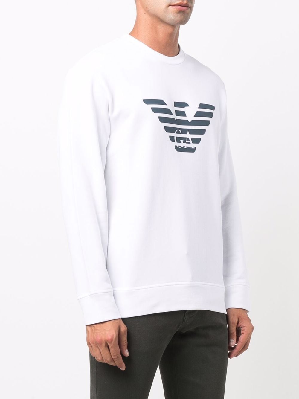 Emporio Armani Sweaters White cotton blend