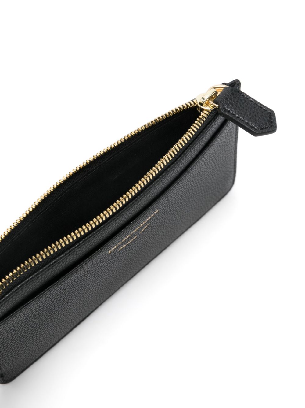 Emporio Armani Wallets Black calf leather