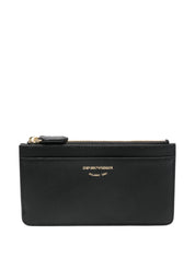 Emporio Armani Wallets Black calf leather