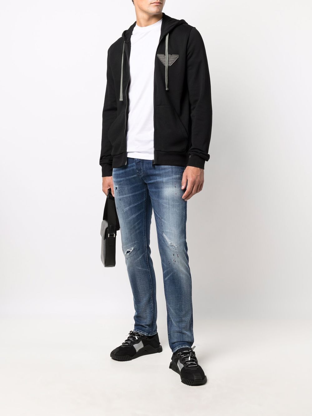 T-shirts et polos Emporio Armani à col rond blanc