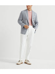 Pink Cashmere Crewneck Sweater — Brunello Cucinelli