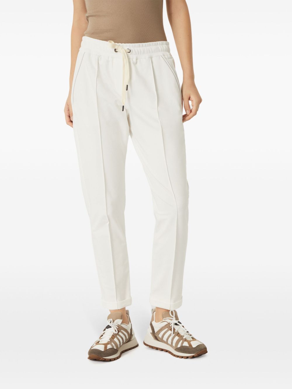 Brunello Cucinelli Trousers in White