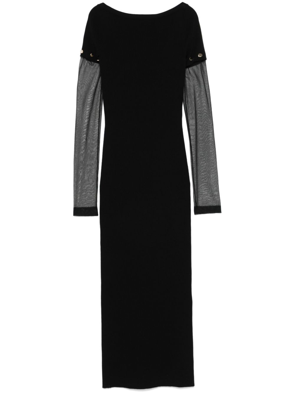 Robes SPORTMAX PRE noires avec manches amovibles
