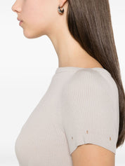 Pulls SPORTMAX PRE gris tourterelle avec manches amovibles