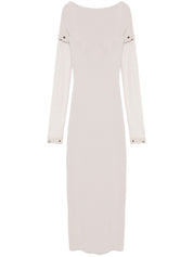 SPORTMAX PRE Dresses Dove Grey with detachable sleeves