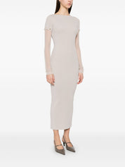 SPORTMAX PRE Dresses Dove Grey with detachable sleeves