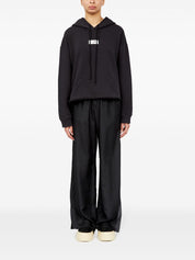 MM6 Maison Margiela Sweaters in Black Cotton