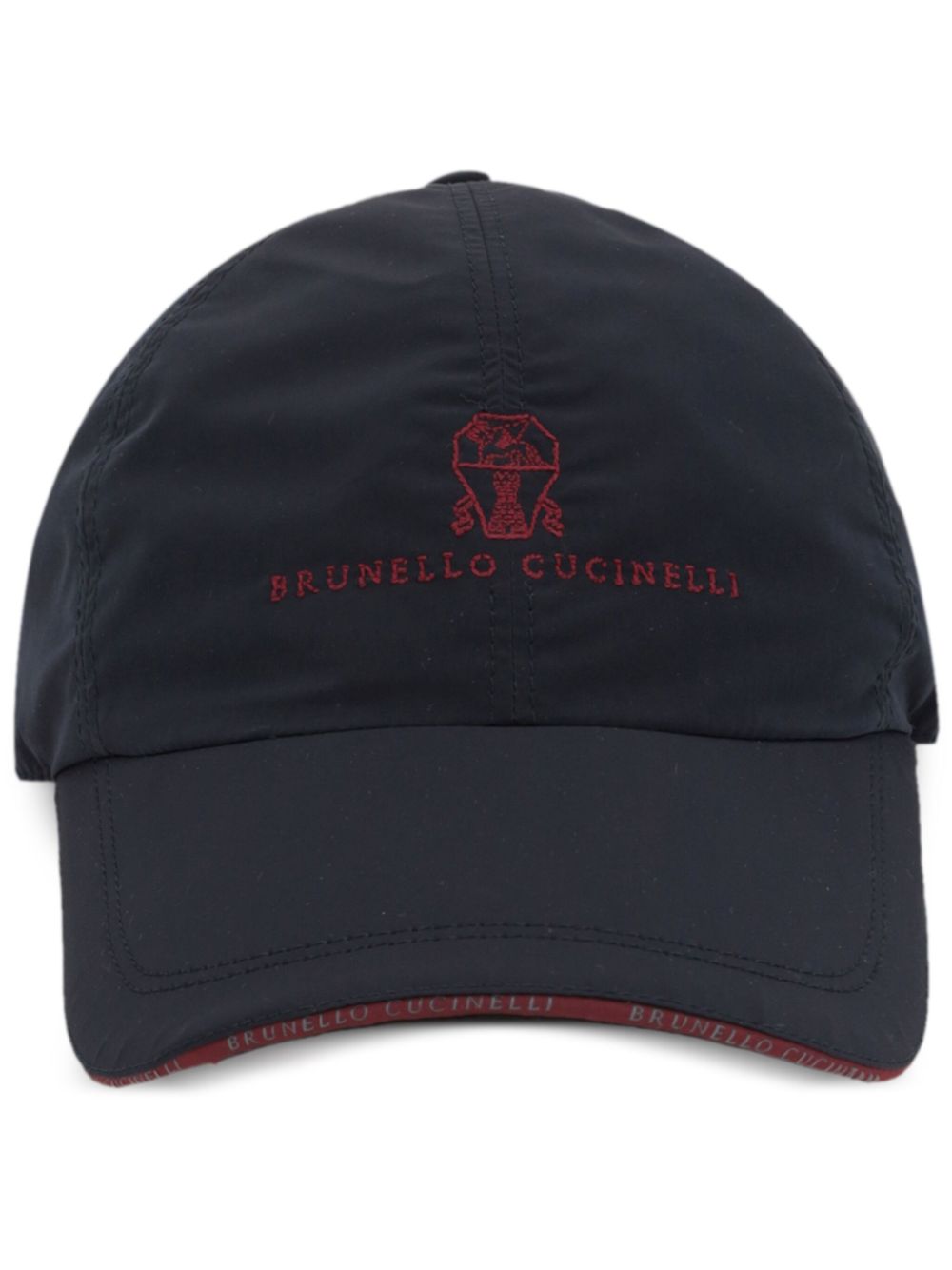 Brunello Cucinelli Sombreros Gorra de béisbol de algodón azul