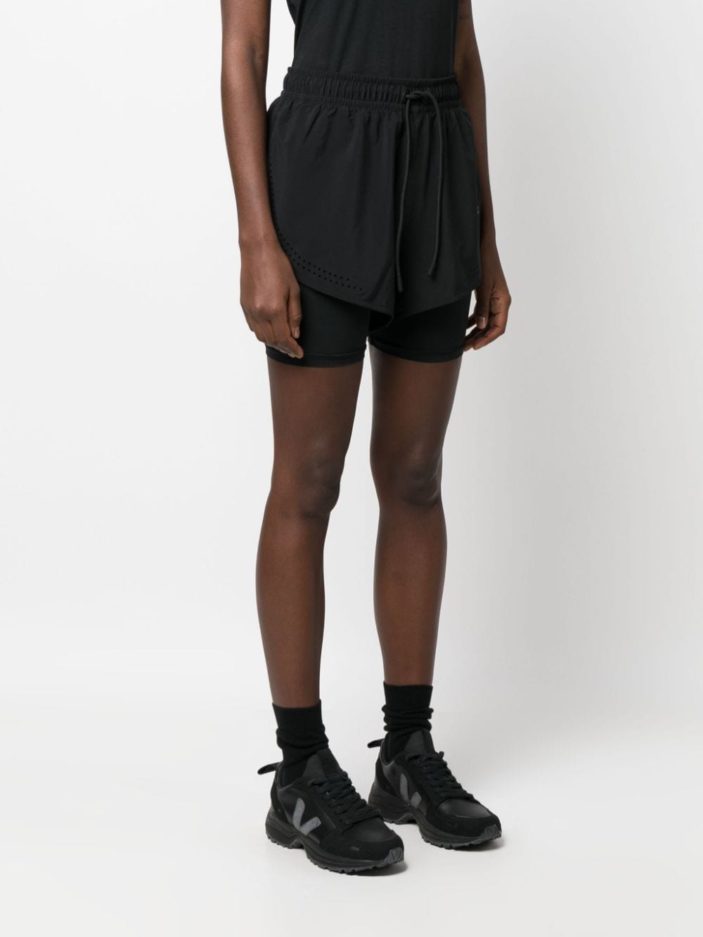 Adidas By Stella McCartney Shorts Black recycled polyester
