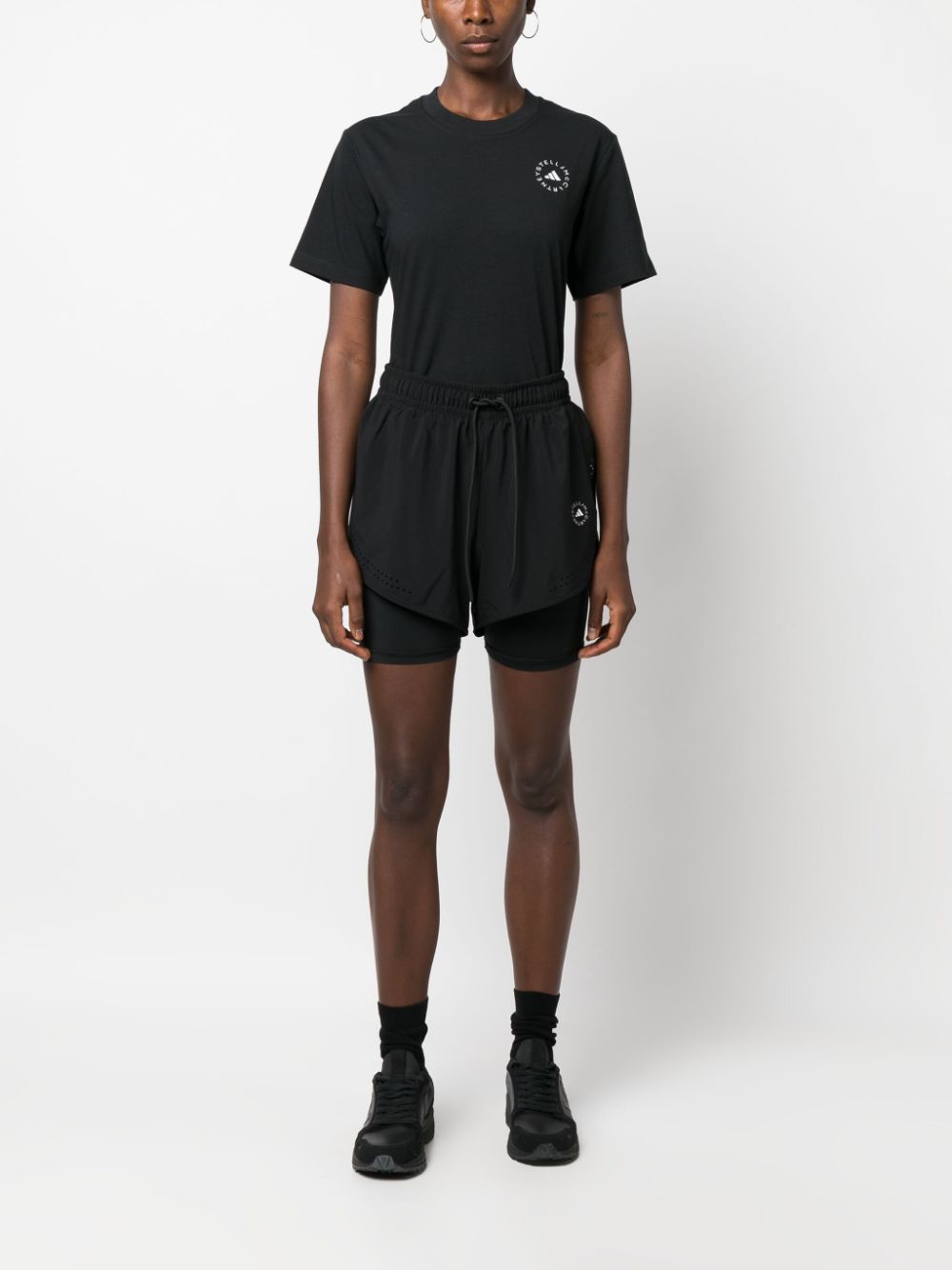 Adidas By Stella McCartney Shorts Black recycled polyester