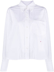 Chemises Victoria Beckham en coton biologique blanc