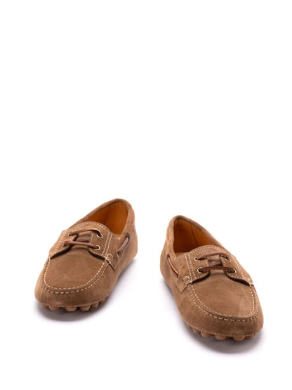 Tod's Flat Shoes Brown — Leather Moccasins for Men