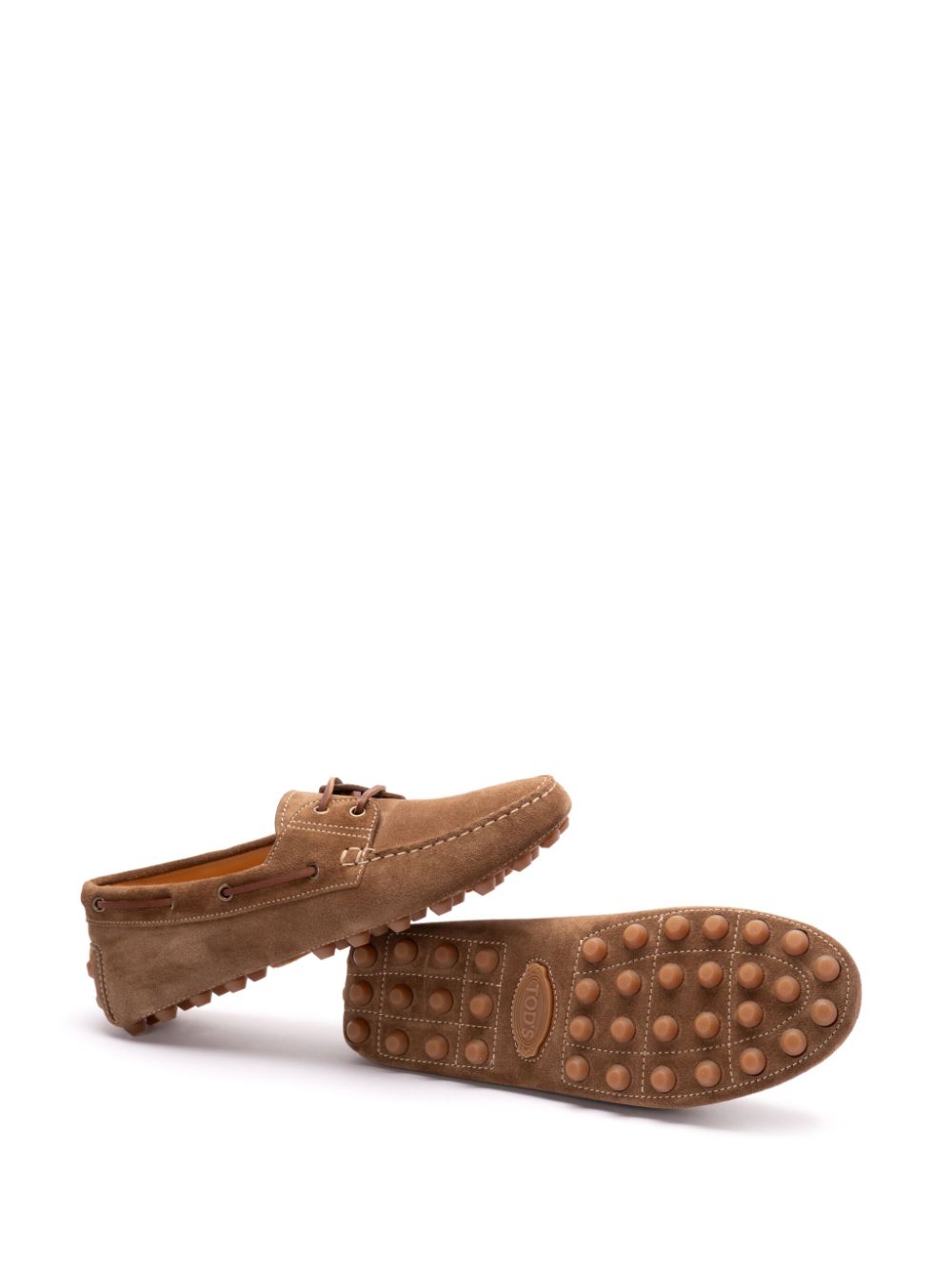 Tod's Flat Shoes Brown — Leather Moccasins for Men