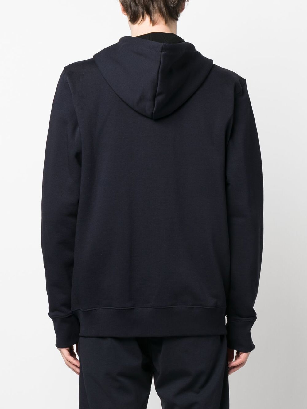 Pull à capuche en coton biologique noir Paul Smith