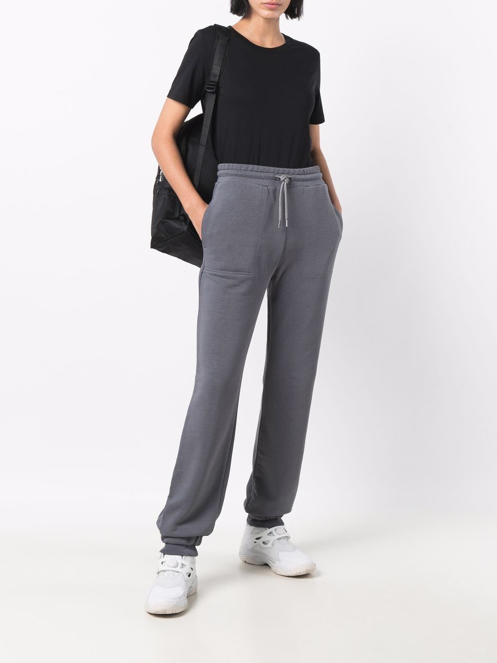 Emporio Armani T-shirts and Polos Black cotton round-neck