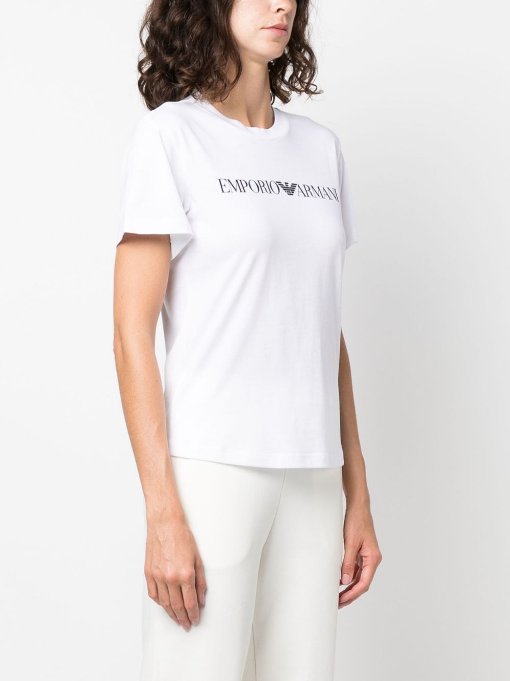 T-shirts et polos Emporio Armani en coton biologique blanc