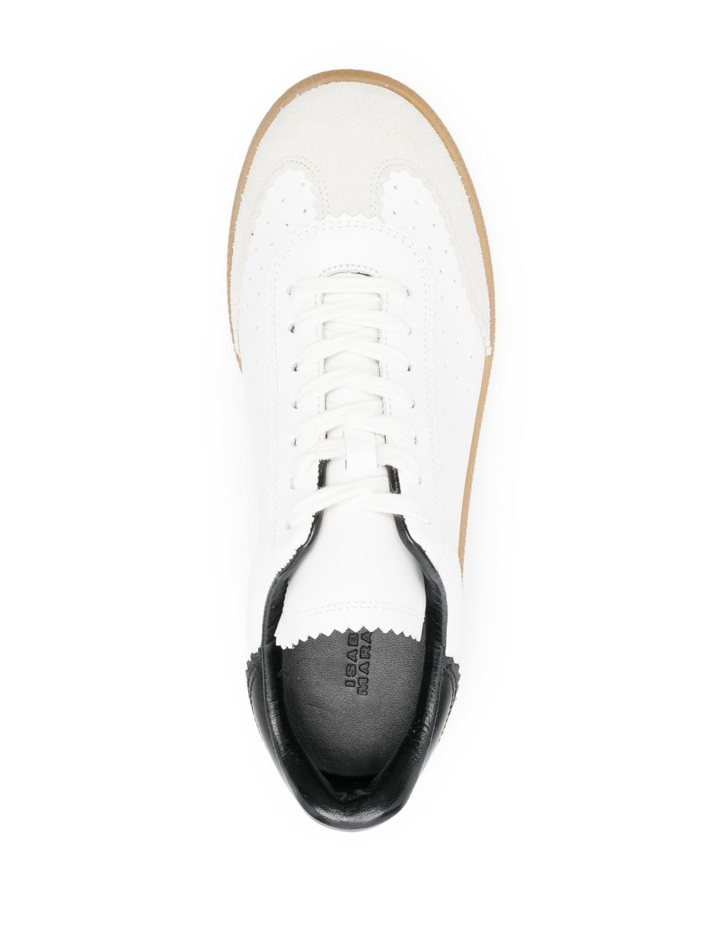 Zapatillas Isabel Marant Piel de becerro blanca
